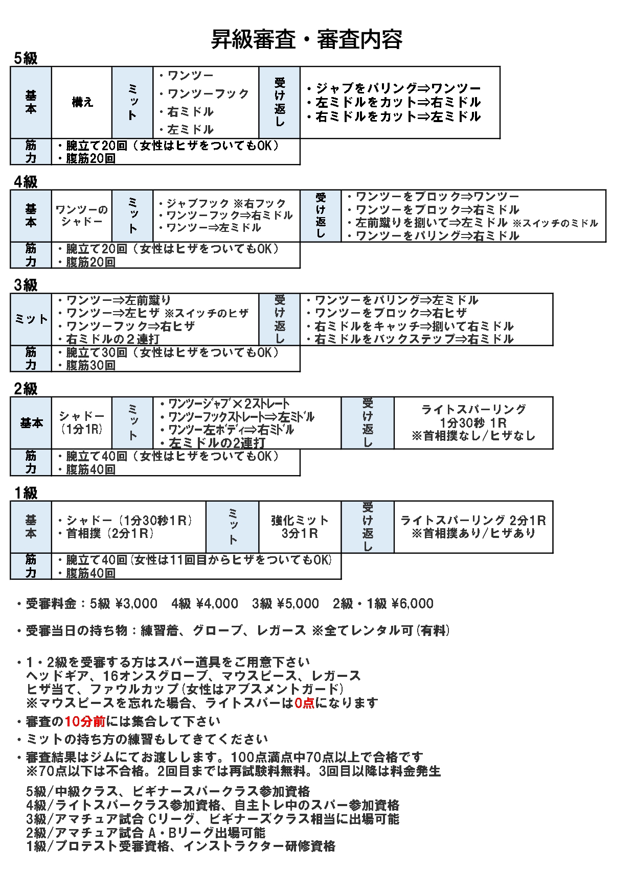 レグルス池袋 昇級審査について K Viento キックボクシング